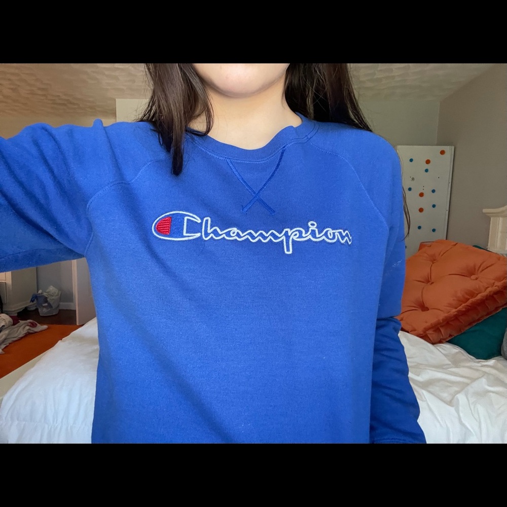 Royal Blue Champion Crewneck